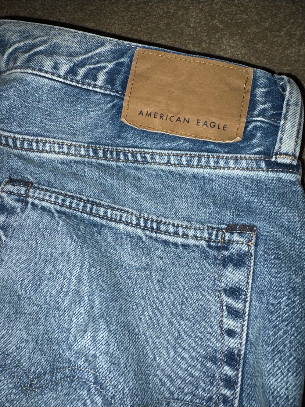 American Eagle Outfitters Light Blue Men’s Straight Jeans - Picture 3 of 5